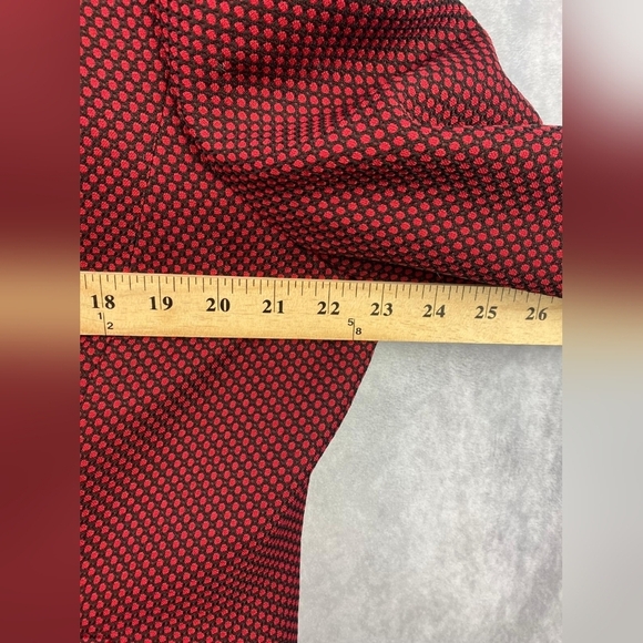 TAHARI Blazer Womens 18 Cropped Jacket Red  Polka Dot Lining Classic Career‎ - Picture 8 of 8